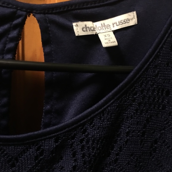 Navy Lace Dress - Picture 3 of 5